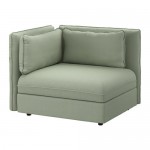 ВАЛЛЕНТУНА Секция дивана со спинкой - Хилларед зеленый, Хилларед зеленый