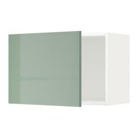 МЕТОД Шкаф навесной - белый, Калларп глянцевый светло-зеленый, 60x40 см