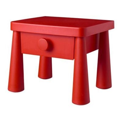 ikea mammut table pink