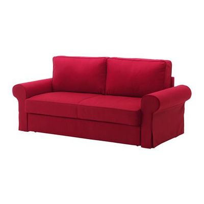 БАККАБРУ Чехол на 3-местный диван-кровать - -, Нордвалла красный