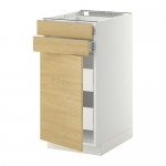 МЕТОД / ФОРВАРА Нплн шк двр/2фрнт/2нзк/2срд ящ - белый, Тингсрид под березу, 40x60 см МЕТОД / ФОРВАРА Нплн шк двр/2фрнт/2нзк/2срд ящ - белый, Тингсрид под березу, 40x60 см