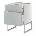 МЕТОД / МАКСИМЕРА Напольн шкаф 2фронт пнл/2низ/1вс ящ - 60x60x60 см, Веддинге белый, белый МЕТОД / МАКСИМЕРА Напольн шкаф 2фронт пнл/2низ/1вс ящ - 60x60x60 см, Веддинге белый, белый