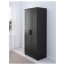БРИМНЭС Шкаф платяной 2-дверный - черный