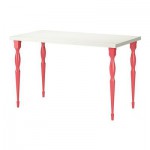 ЛИННМОН/НИПЕН Стол - белый/красный ЛИННМОН/НИПЕН Стол - белый/красный