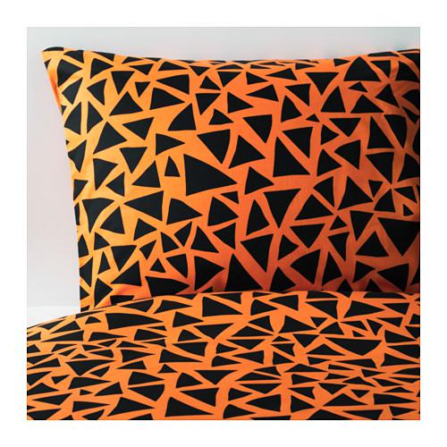 Gulltratt Duvet Cover And 1 Pillowcase, Orange Duvet Cover Ikea