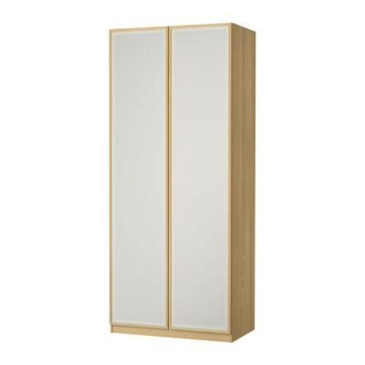 PAX Wardrobe 2-deur Fevik eiken / matglas, eik, 100x38x236 cm (s59848727) - reviews, prijsvergelijkingen