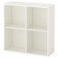 ЭКЕТ Шкаф с 4 отделениями - белый