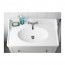 RÄTTVIKEN одинарная раковина белый 82x49 cm