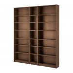 БИЛЛИ Стеллаж - коричневый ясеневый шпон