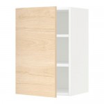 МЕТОД Шкаф навесной с полкой - белый, Аскерсунд под светлый ясень, 40x60 см