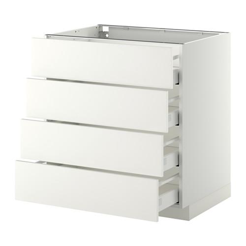 MAXIMERA/METOD напольн шкаф 4 фронт панели/4 ящика MAXIMERA/METOD напольн шкаф 4 фронт панели/4 ящика