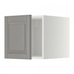 МЕТОД Верхний шкаф - белый, Будбин серый МЕТОД Верхний шкаф - белый, Будбин серый