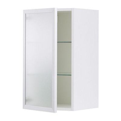 ФАКТУМ Навесной шкаф со стеклянной дверью - Авсикт матовое стекло, 40x70 см