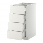 МЕТОД / ФОРВАРА Напольн шкаф 4 фронт панели/4 ящика - белый, Хэггеби белый, 40x60 см МЕТОД / ФОРВАРА Напольн шкаф 4 фронт панели/4 ящика - белый, Хэггеби белый, 40x60 см
