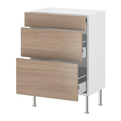 ФАКТУМ Напольный шкаф с 3 ящиками - Софилунд светло-серый, 40x37 см ФАКТУМ Напольный шкаф с 3 ящиками - Софилунд светло-серый, 40x37 см