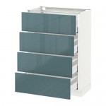 METOD/MAXIMERA напольн шкаф 4 фронт панели/4 ящика METOD/MAXIMERA напольн шкаф 4 фронт панели/4 ящика