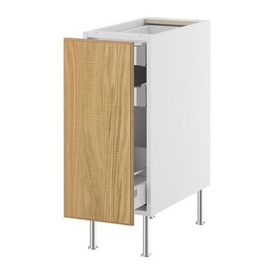 ФАКТУМ Напольный шкаф с выдвижной секцией - Норье дуб, 30 см ФАКТУМ Напольный шкаф с выдвижной секцией - Норье дуб, 30 см