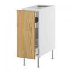 ФАКТУМ Напольный шкаф с выдвижной секцией - Норье дуб, 30 см ФАКТУМ Напольный шкаф с выдвижной секцией - Норье дуб, 30 см