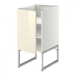 МЕТОД Напольный шкаф с полками - 40x60x60 см, Рингульт глянцевый кремовый, белый МЕТОД Напольный шкаф с полками - 40x60x60 см, Рингульт глянцевый кремовый, белый