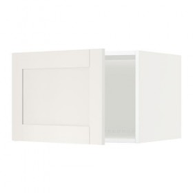 МЕТОД Верх шкаф на холодильн/морозильн - белый, Сэведаль белый, 60x40 см