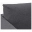 ВИМЛЕ 4-местный угловой диван - с открытым торцом/Гуннаред классический серый