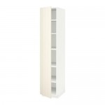 МЕТОД Высок шкаф с полками - белый, Хитарп белый с оттенком, 40x60x200 см МЕТОД Высок шкаф с полками - белый, Хитарп белый с оттенком, 40x60x200 см
