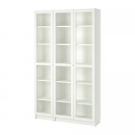BILLY/OXBERG шкаф книжный со стеклянными дверьми