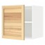 МЕТОД Верх шкаф на холодильн/морозильн - белый, Торхэмн естественный ясень, 60x60 см