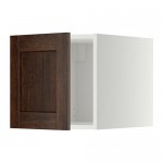 МЕТОД Верхний шкаф - белый, Эдсерум под дерево коричневый МЕТОД Верхний шкаф - белый, Эдсерум под дерево коричневый