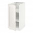 METOD напольный шкаф с полками белый/Сэведаль белый 40x61.8x88 cm