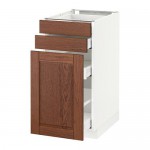 МЕТОД / МАКСИМЕРА Нплн шк с вдв мдл/2 фрнт - белый, Филипстад коричневый, 40x60 см