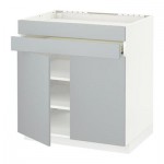 МЕТОД / ФОРВАРА Нап шк д/вар панели/2ящ/2фасада/1ящ - Веддинге серый, белый МЕТОД / ФОРВАРА Нап шк д/вар панели/2ящ/2фасада/1ящ - Веддинге серый, белый