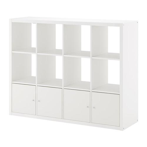 KALLAX стеллаж с 4 вставками KALLAX стеллаж с 4 вставками