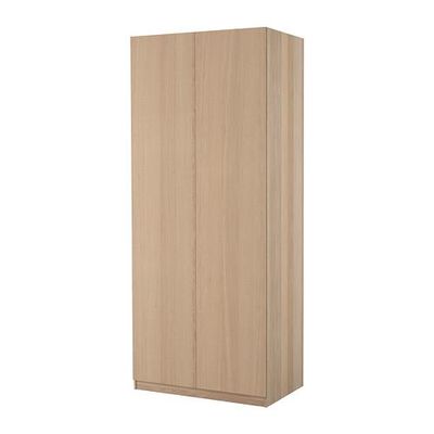 ПАКС Гардероб 2-дверный - Пакс Нексус дубовый шпон, беленый, дубовый шпон, беленый, 100x60x236 см ПАКС Гардероб 2-дверный - Пакс Нексус дубовый шпон, беленый, дубовый шпон, беленый, 100x60x236 см