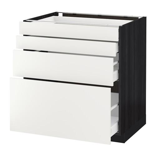 METOD/MAXIMERA напольн шкаф 4 фронт панели/4 ящика METOD/MAXIMERA напольн шкаф 4 фронт панели/4 ящика