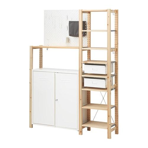 ИВАР 2 секции/полки/шкаф