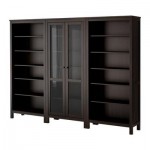 ХЕМНЭС Комбинация д/хранения - черно-коричневый