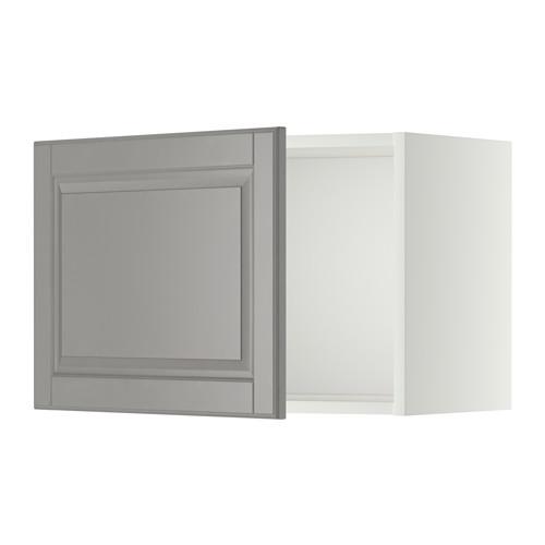 МЕТОД Шкаф навесной - белый, Будбин серый, 60x40 см