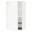 МЕТОД Шкаф навесной с сушкой - белый, Воксторп белый, 60x100 см