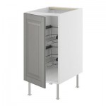 ФАКТУМ Напольный шкаф с проволочн ящиками - Лидинго серый, 50 см ФАКТУМ Напольный шкаф с проволочн ящиками - Лидинго серый, 50 см