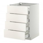 METOD/MAXIMERA напольн шкаф 4 фронт панели/4 ящика METOD/MAXIMERA напольн шкаф 4 фронт панели/4 ящика