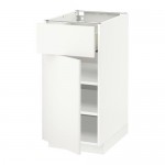МЕТОД / ФОРВАРА Напольный шкаф с ящиком/дверью - белый, Хэггеби белый, 40x60 см МЕТОД / ФОРВАРА Напольный шкаф с ящиком/дверью - белый, Хэггеби белый, 40x60 см