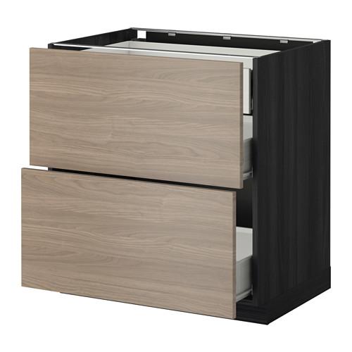 МЕТОД / ФОРВАРА Наполн шк 2 фрнт/3 средн ящ - под дерево черный, Брокхульт под грецкий орех светло-серый, 80x60 см МЕТОД / ФОРВАРА Наполн шк 2 фрнт/3 средн ящ - под дерево черный, Брокхульт под грецкий орех светло-серый, 80x60 см