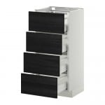 METOD/MAXIMERA напольн шкаф 4 фронт панели/4 ящика METOD/MAXIMERA напольн шкаф 4 фронт панели/4 ящика