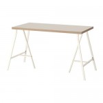 ЛИННМОН / ЛЕРБЕРГ Стол - бежевый/белый ЛИННМОН / ЛЕРБЕРГ Стол - бежевый/белый