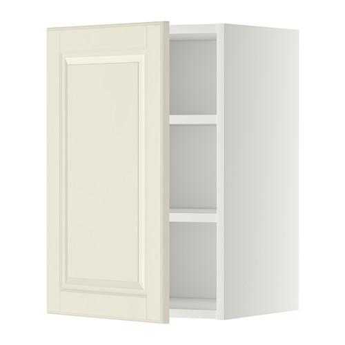 МЕТОД Шкаф навесной с полкой - белый, Будбин белый с оттенком, 40x60 см