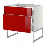 МЕТОД / ФОРВАРА Наполн шк 2 фрнт/3 средн ящ - 80x60x60 см, Рингульт глянцевый красный, белый МЕТОД / ФОРВАРА Наполн шк 2 фрнт/3 средн ящ - 80x60x60 см, Рингульт глянцевый красный, белый