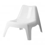 IKEA PS VÅGÖ садовое легкое кресло белый