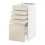 METOD/MAXIMERA напольный шкаф с 5 ящиками оцинковка