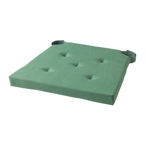 JUSTINA подушка на стул зеленый